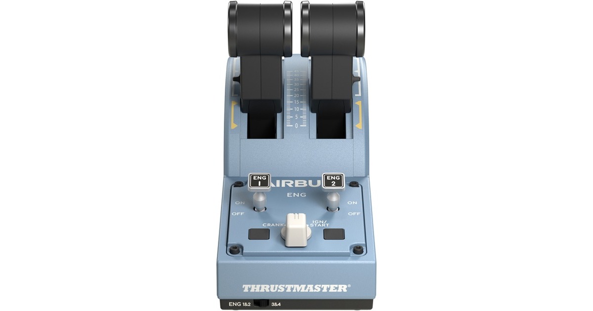ThrustmasterTCA Officer Pack Airbus Edition gaming set  (Blauwgrijs/zwart, Pc)