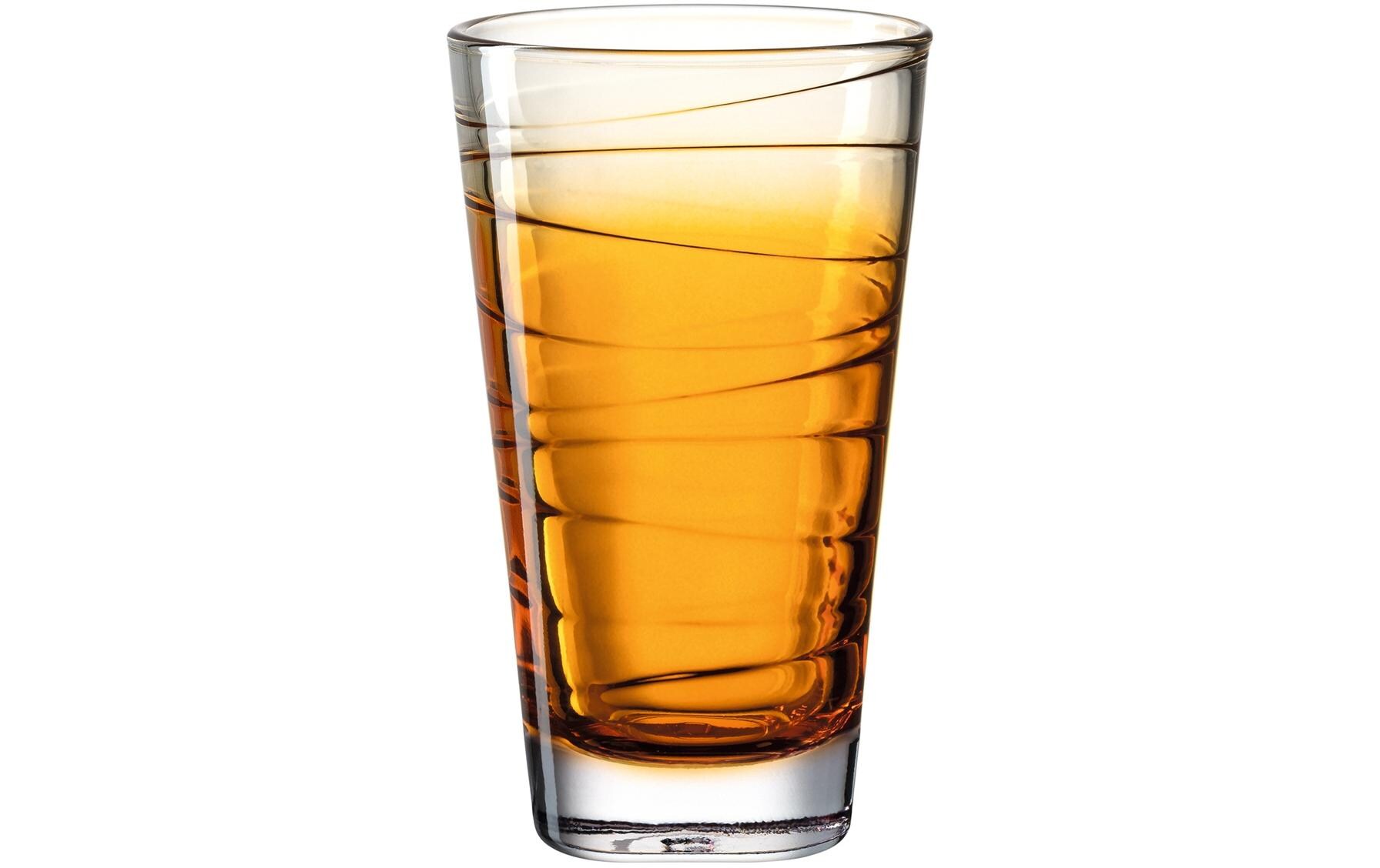 Trinkglas Vario Struttura 280 ml, 6 Stück, OrangeGläser-Set