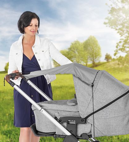 Reer Sonnensegel für Kinderwagen - UV50+ - Grau