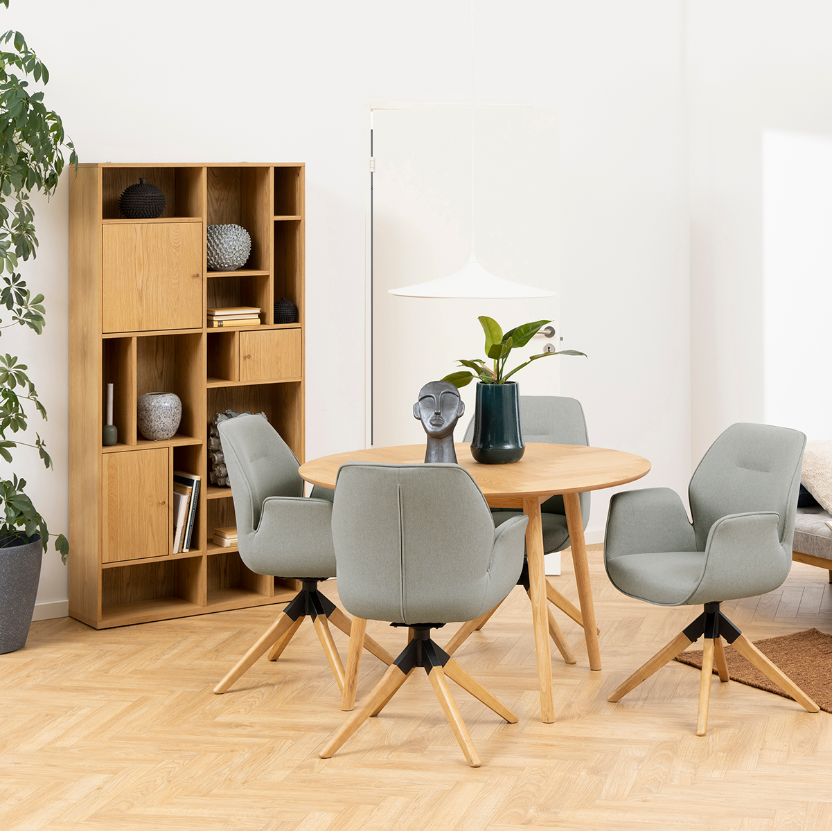 Houten boekenkast Maarten Naturel