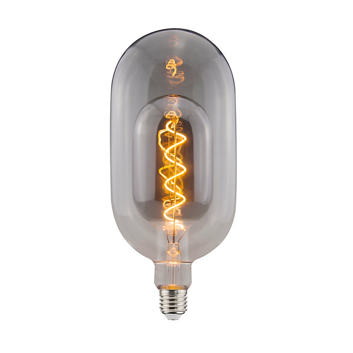 Ampoule LED E27 ballon à filament spirale fumé blanc chaud Jacobsen