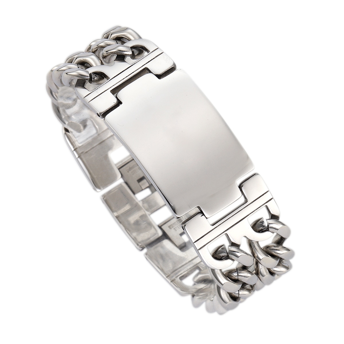 Firetti Armband »Schmuck Geschenk Armkette ID-Platte, Panzerkette«