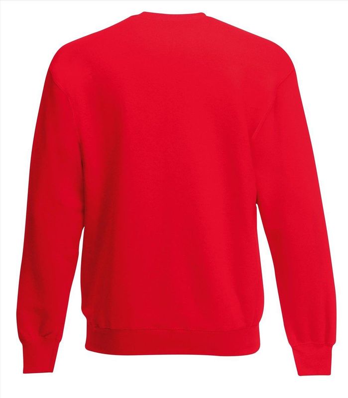 Fruit of the Loom - Kinder Classic Set-In Sweater - Rood