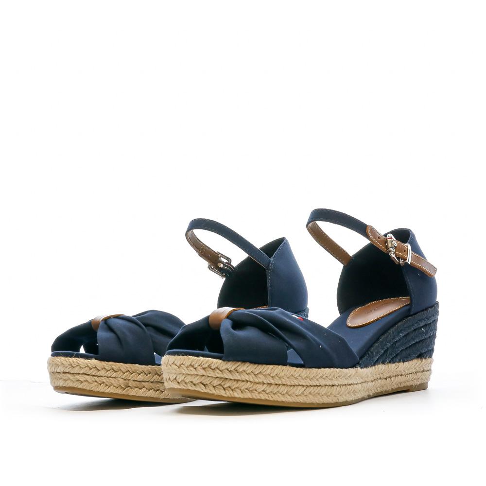 Tommy Hilfiger Sandale Marine Femme Tommy Hilfiger Wedge