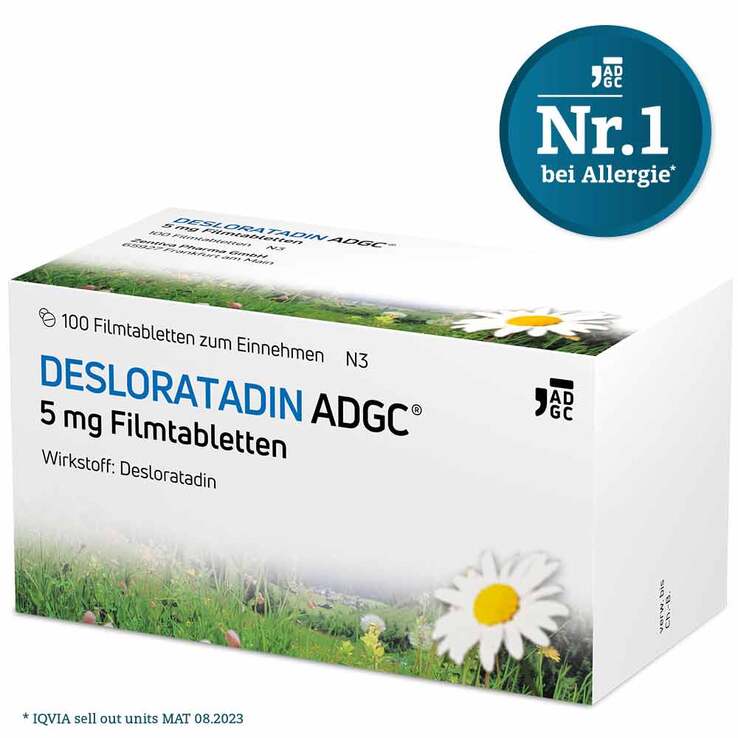 Desloratadin-ADGC 5 mg Filmtabletten, 100 St