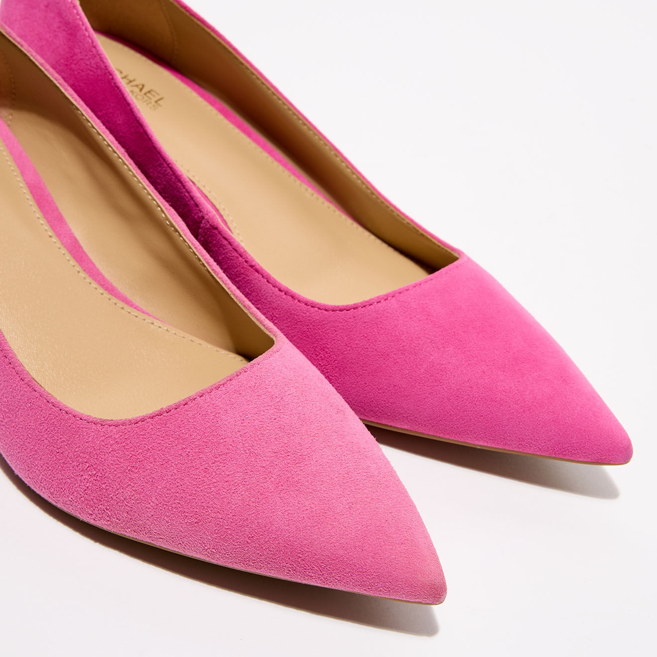 Michael Kors Chaussures Escarpins en Cuir Alina roses - Talon 3 cm