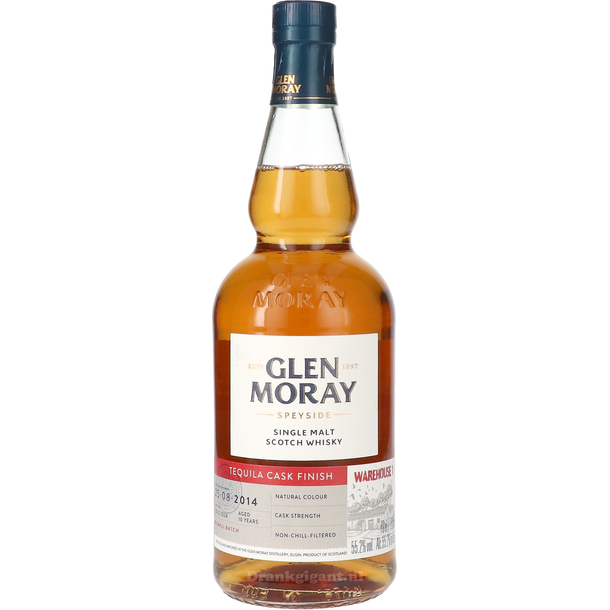 Glen Moray 10 Years Warehouse 1 Tequila Cask Finish 70 cl