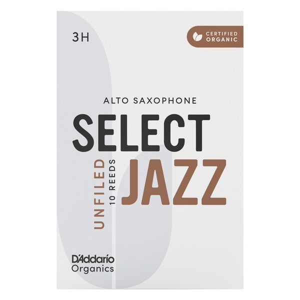 DAddario Woodwinds Organic Sel. Jazz Unf. ALT 3H