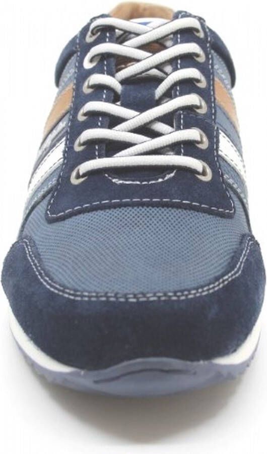 Australian Blauwe Suède Lage Sneakers Camaro Multicolor Heren