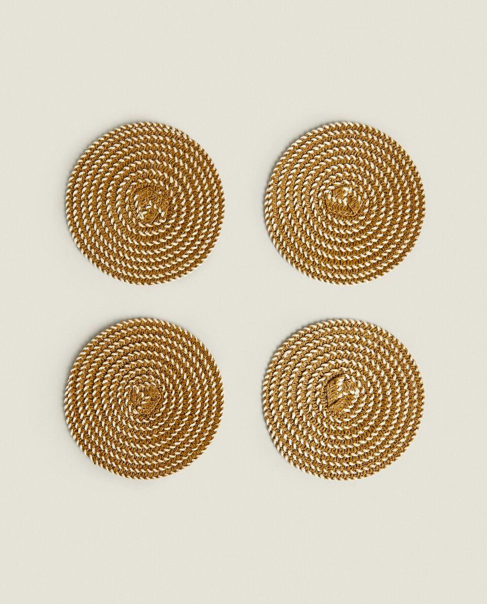 Porta-copos de papel (pacote com 4)