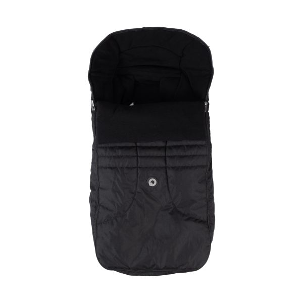 Qute Q-Cocoon Fleece Voetenzak - Zwart