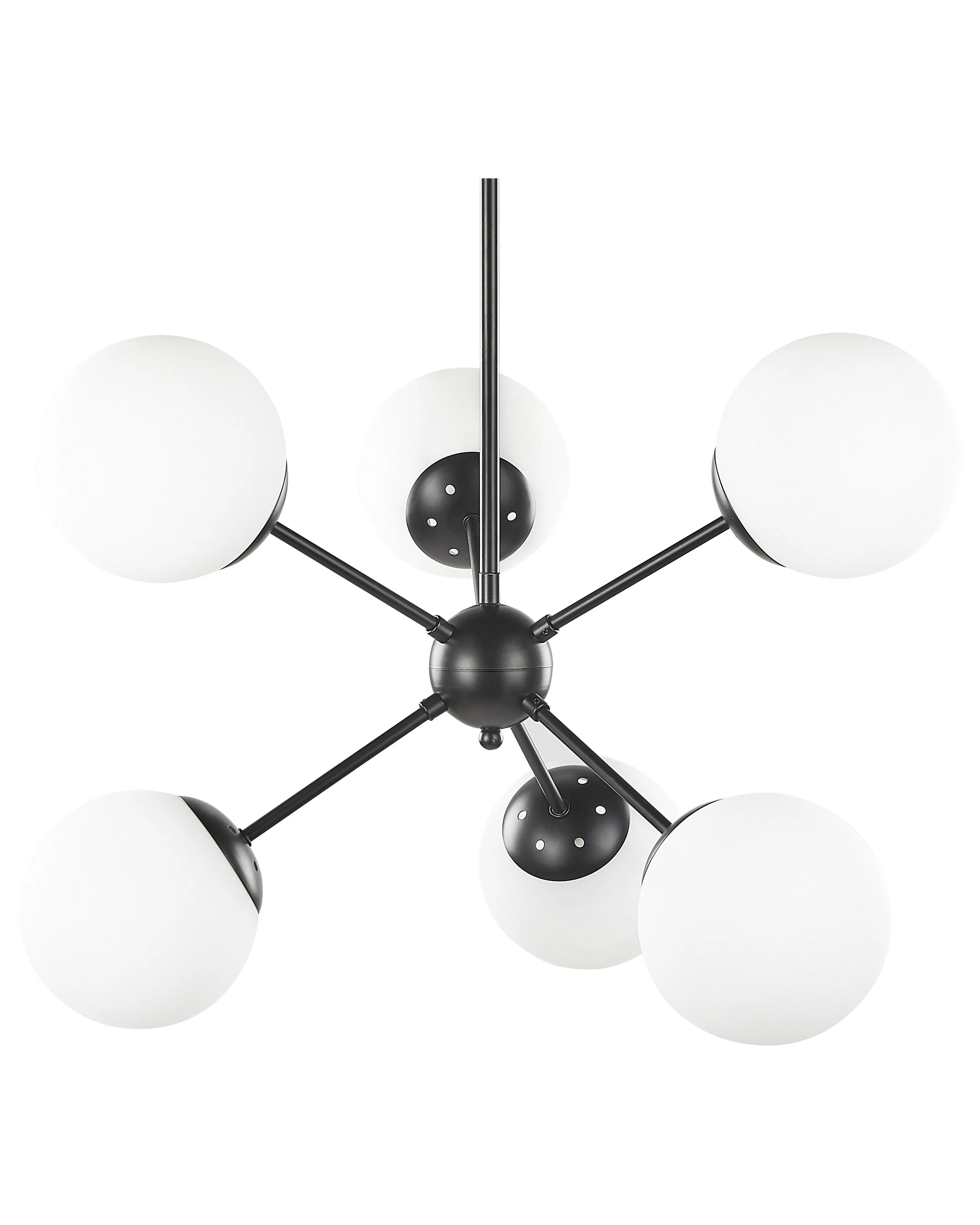 Plafondlamp ADAWRO Metaal Zwart/wit