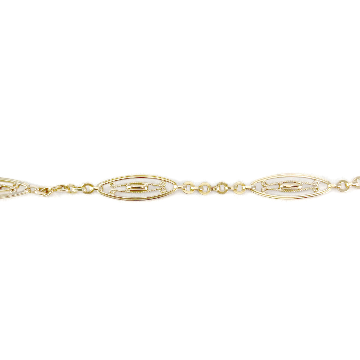 Collier d'occasion or 750 jaune 40 cm