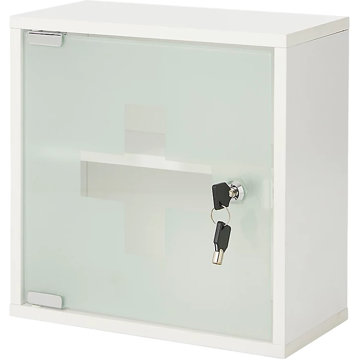 Armoire à pharmacie Kyoga L. 30 x H. 30 x P. 15 cm