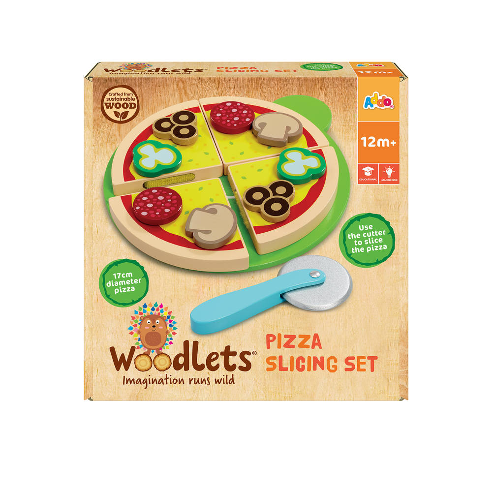 Woodlets pizza snijset