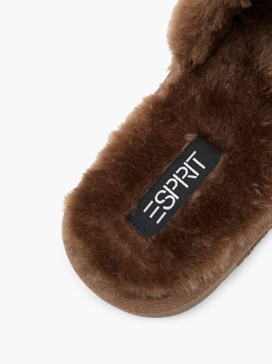 ESPRIT Pantoffel Braun