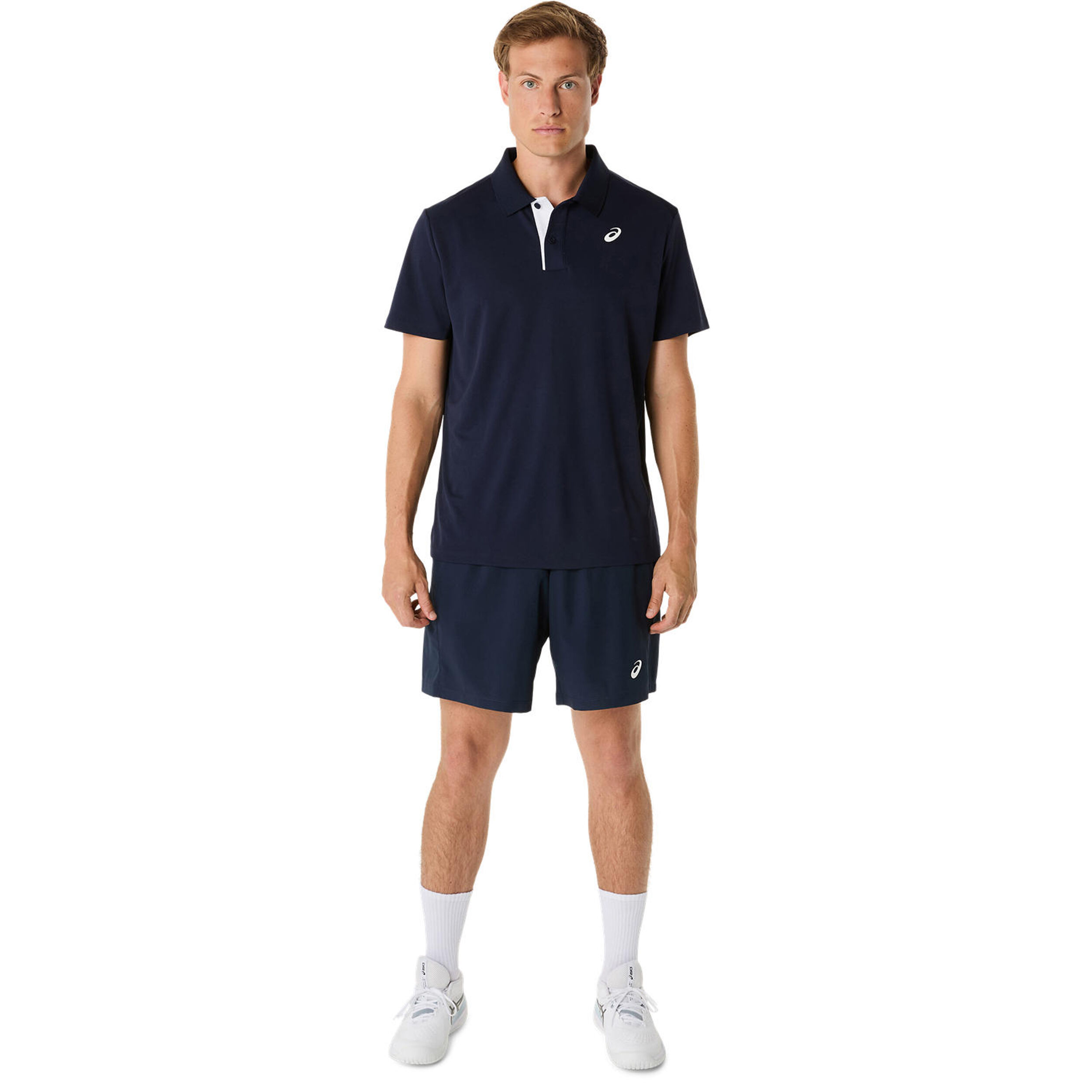 ASICS Court 9in Shorts Hommes - Bleu Foncé