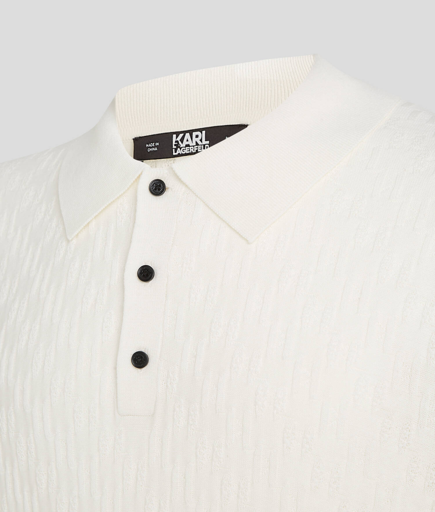 POLO TRICOTÉ KL MONOGRAM