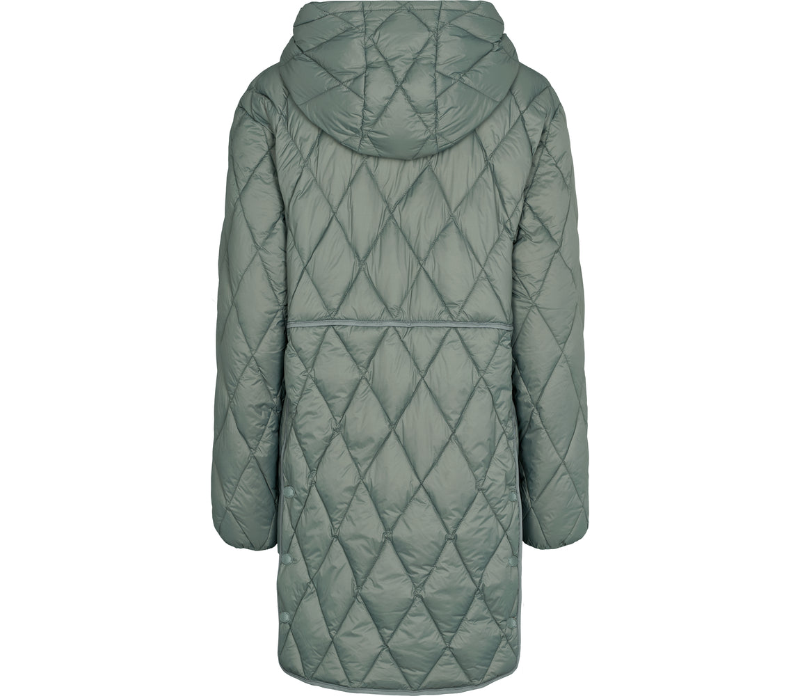 Oksana W, Dunjakke - Greyish Green