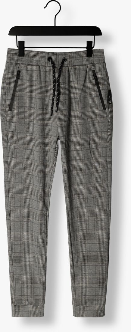 INDIAN BLUE JEANS grijze indian blue jeans pantalon check jogpant zip