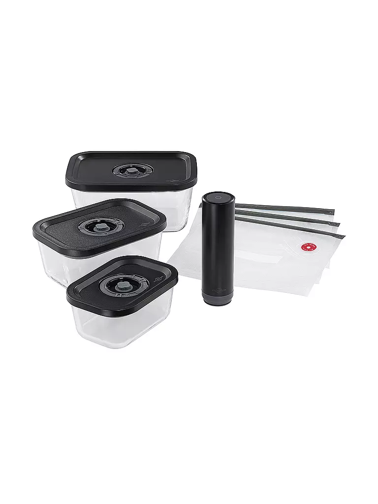 KÜCHENPROFI Vakuum Starter-Set 7 teilig EASYFRESH schwarz