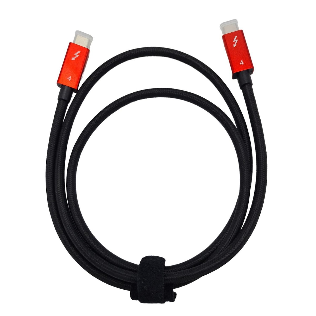 NÖRDIC 2m Thunderbolt 4 USB-C kabel 40Gbps 100W lader 8K video kompatibel med USB 4 og Thunderbolt 3