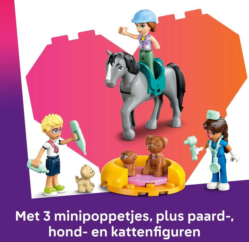 LEGO Friends - 42651 - Dierenkliniek - Multikleur - Bouwstenen