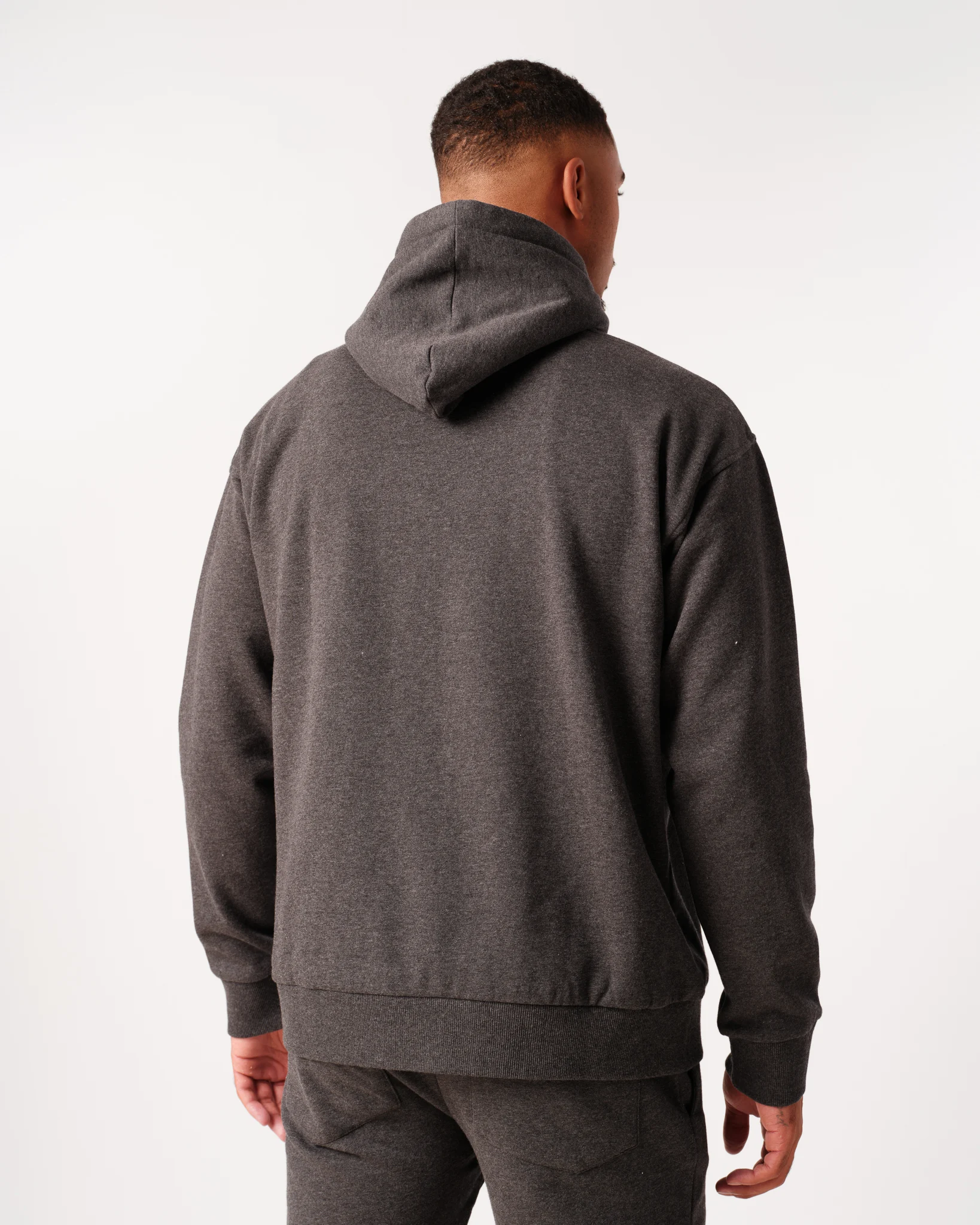 LEVITY Core Sweat Hoodie Dark Grey Melange