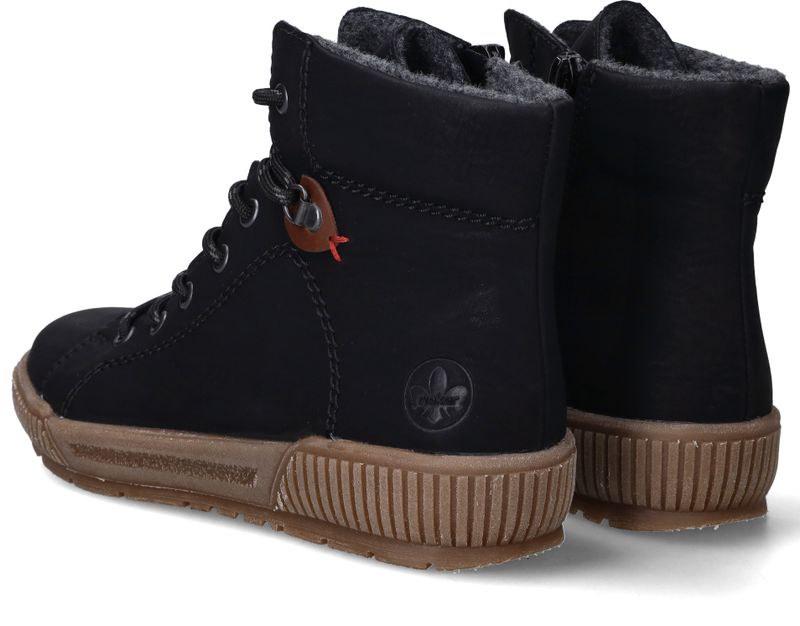 Rieker Veterschoenen Zwart Dames
