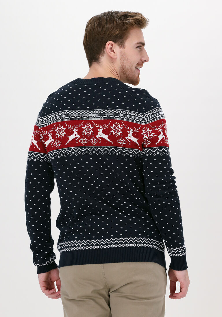 SELECTED HOMME blauwe selected homme trui slhnewdeer ls knit crew neck w