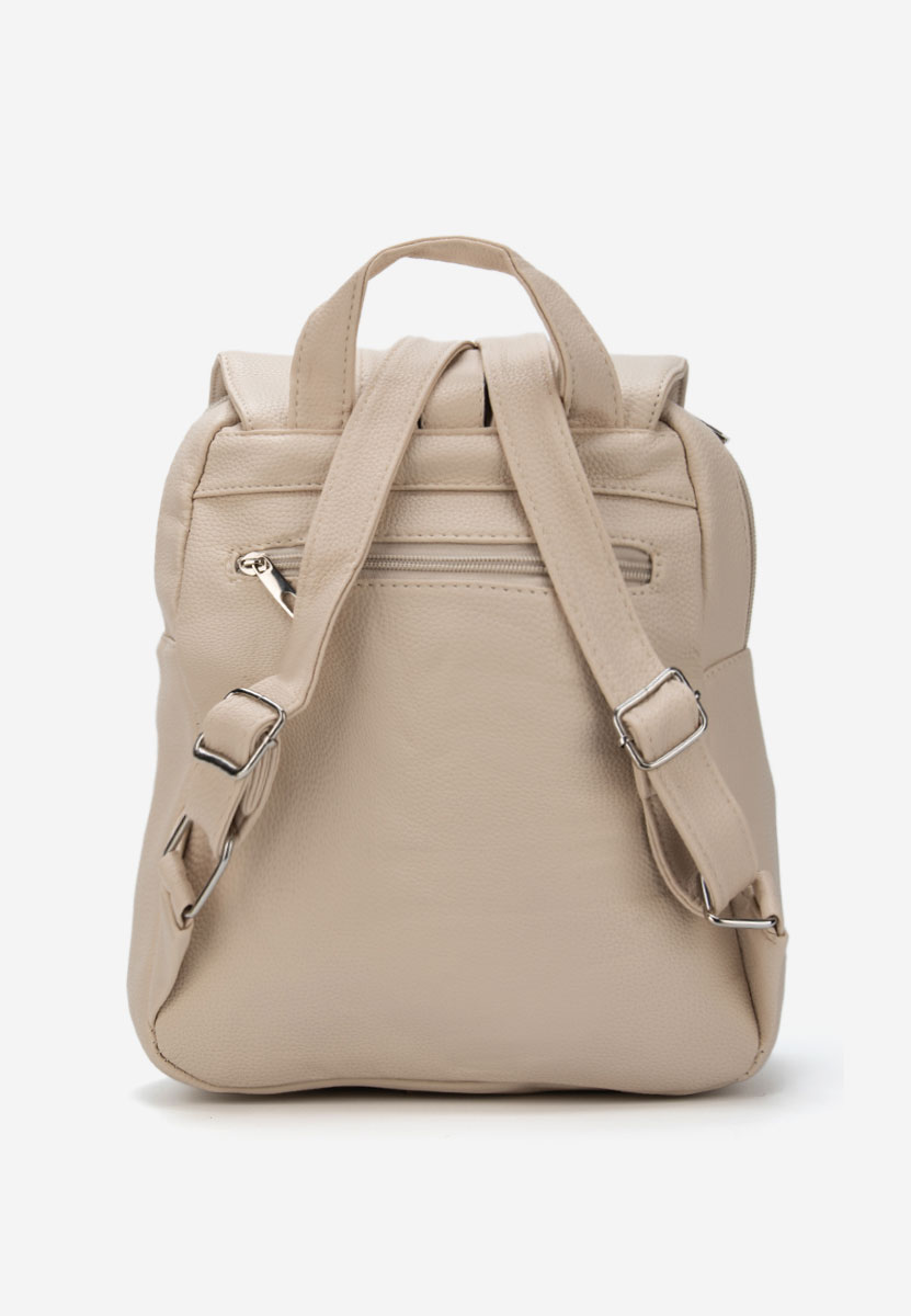 Sac à dos pour femme beige Zeenia