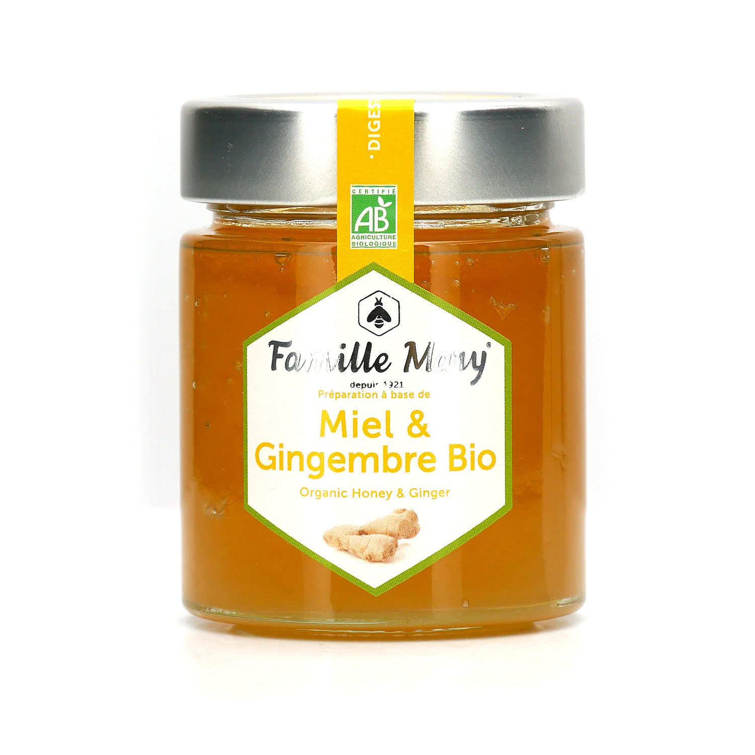 Miel et gingembre bio