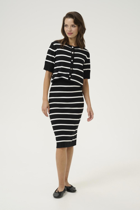 Kaffe zwarte dames vest