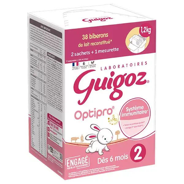 Leite infantil Guigoz® 2ª etapa +6 meses 1200g