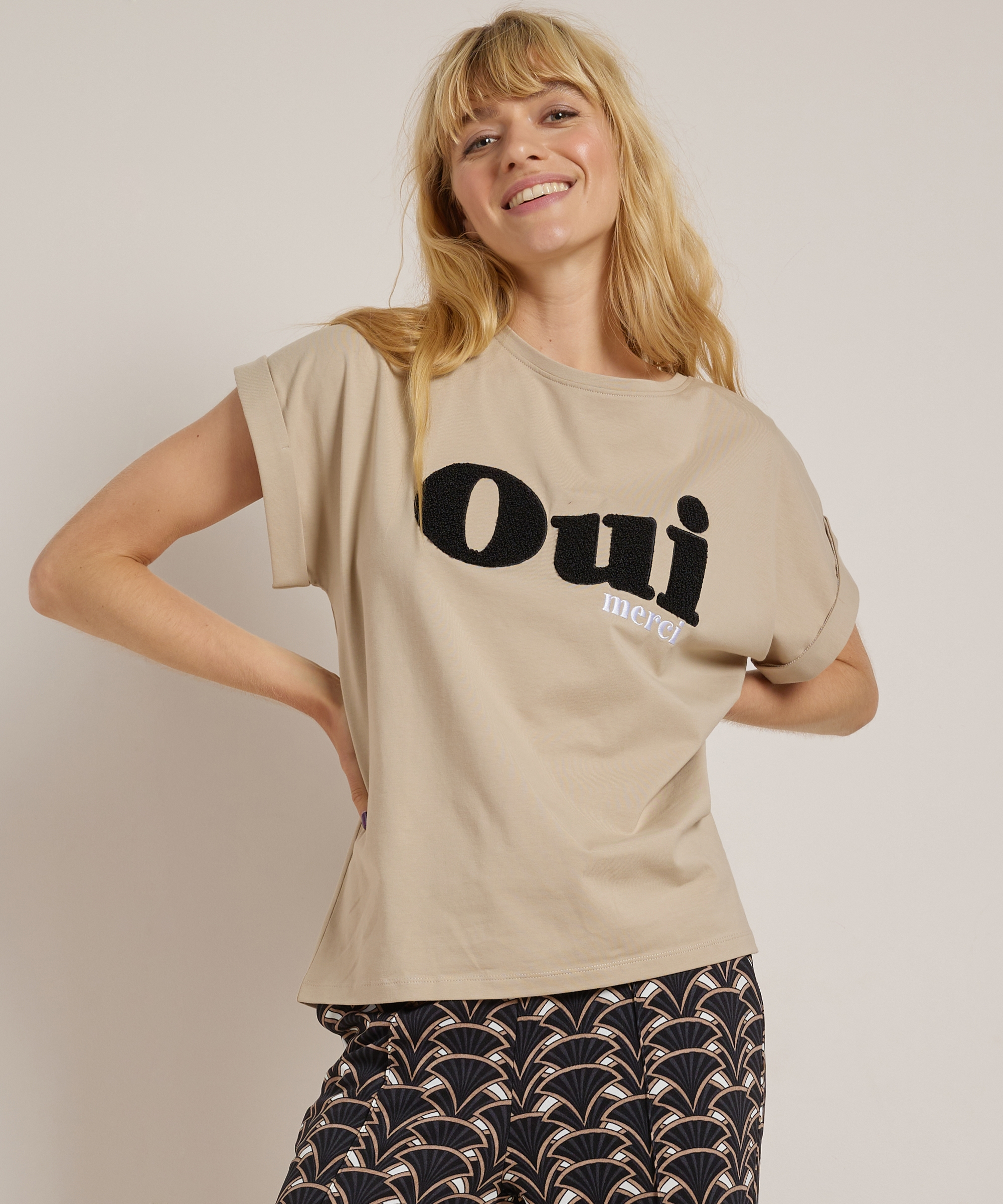 t-shirt boucle oui merci