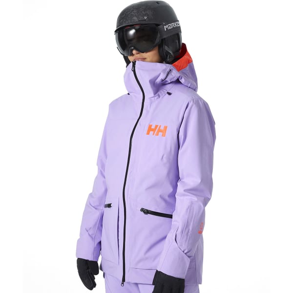 Veste de ski HELLY HANSEN W POWDERQUEEN INFINITY JACKET HEATHER