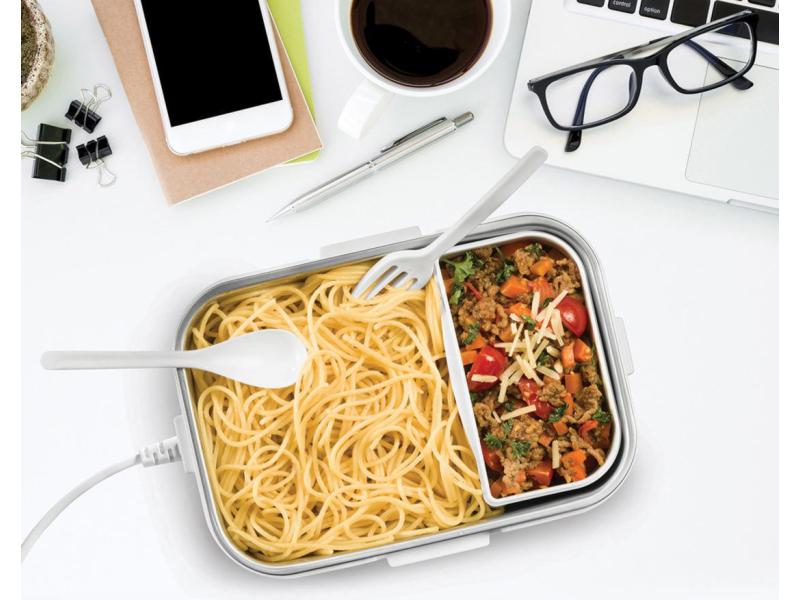 Unold Lunchbox Weiss Elektrische Lunchbox zum Erwärmen von Speisen