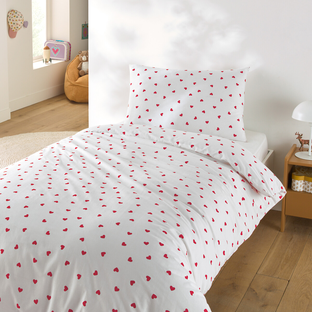 LA REDOUTE INTERIEURS<br>Conjunto de cama infantil em 50% algodão reciclado, Scacco