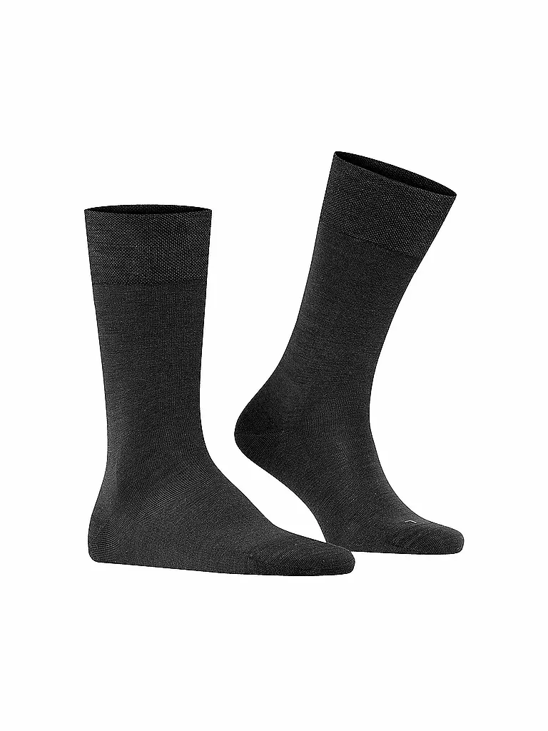 FALKE Herren Socken Sensitive Berlin black schwarz