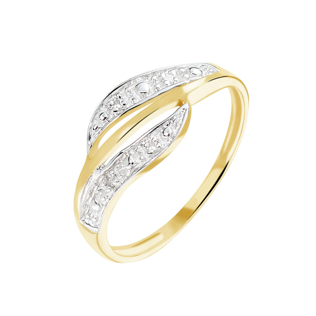 Bague Calypso Or Jaune Diamant