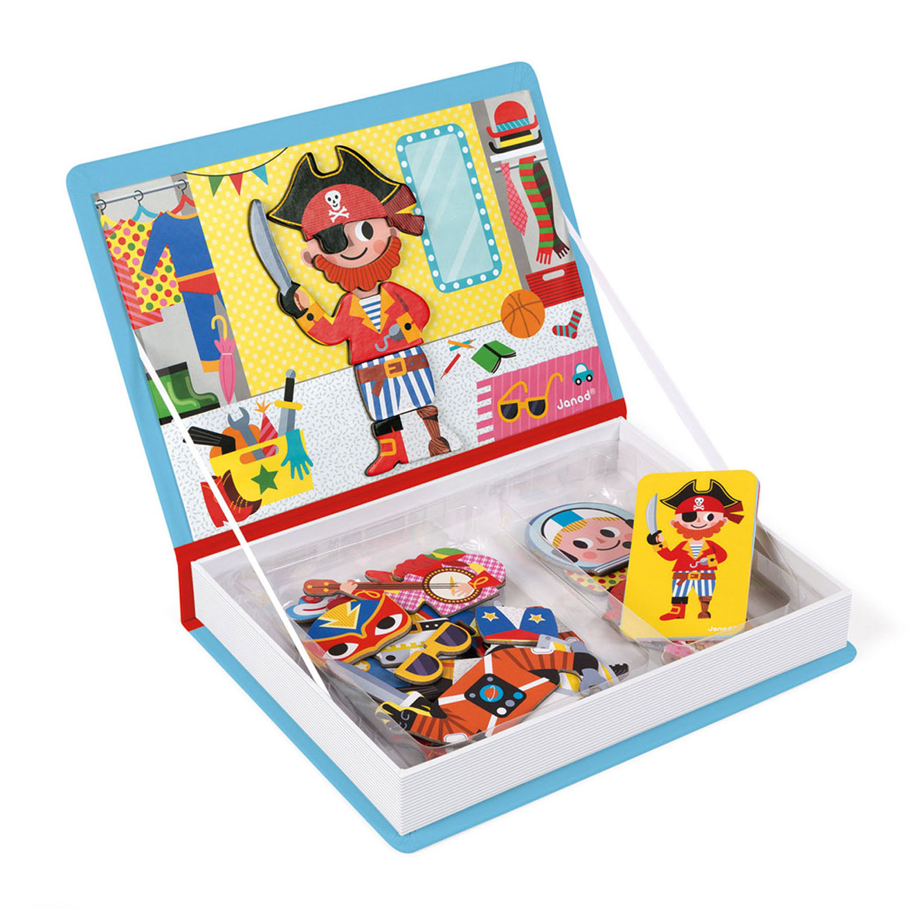 Janod Magnetibook - Verkleedfeest Jongens