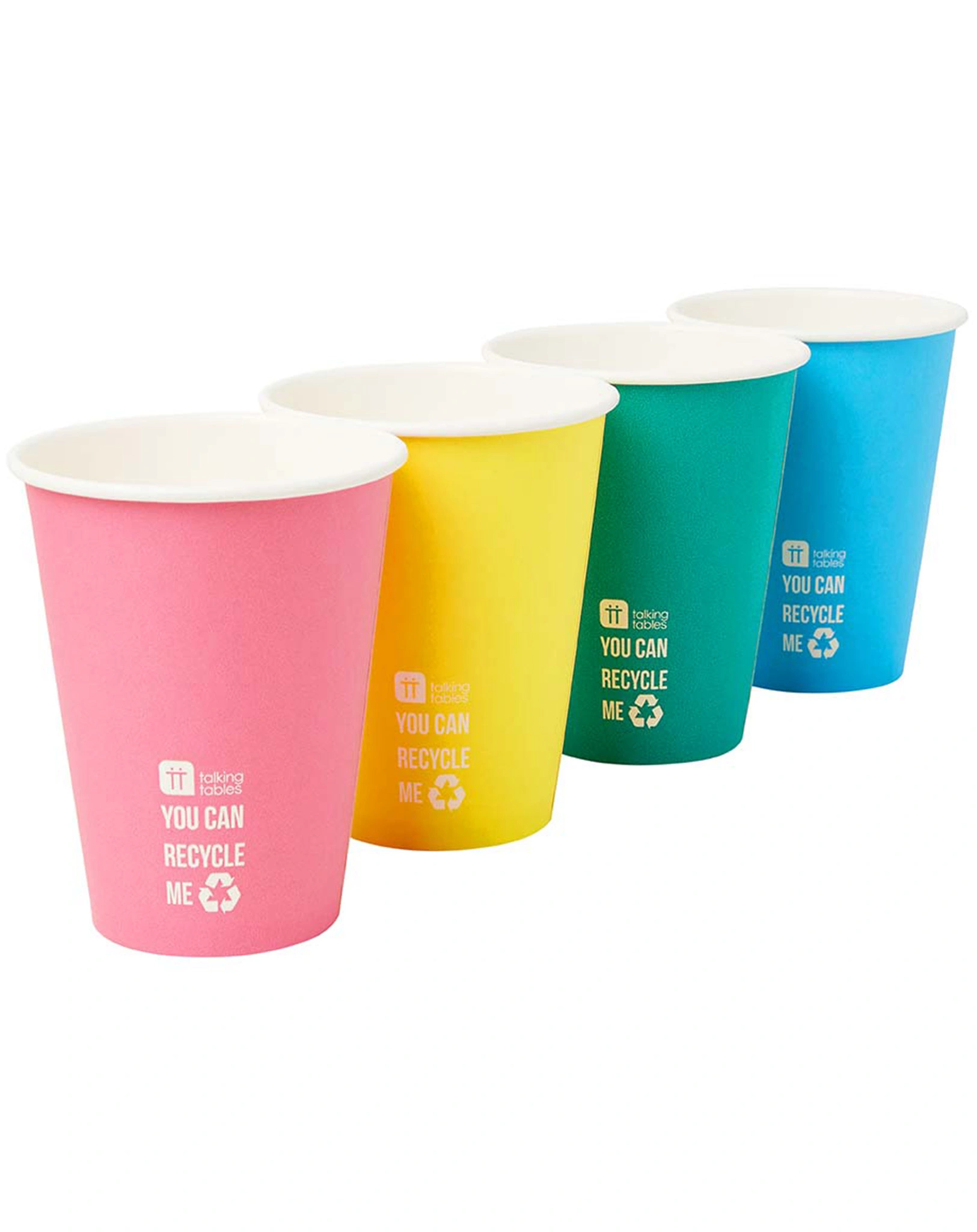 Pappbecher BRIGHTS RAINBOW (250ml) 8er Pack
