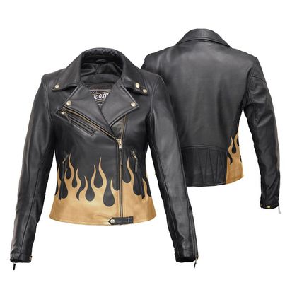 Blouson Eudoxie EVE BURN - Noir / Jaune