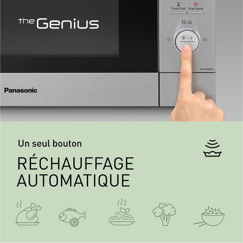 Micro-ondes combiné Panasonic NN-CD88QSEPG
