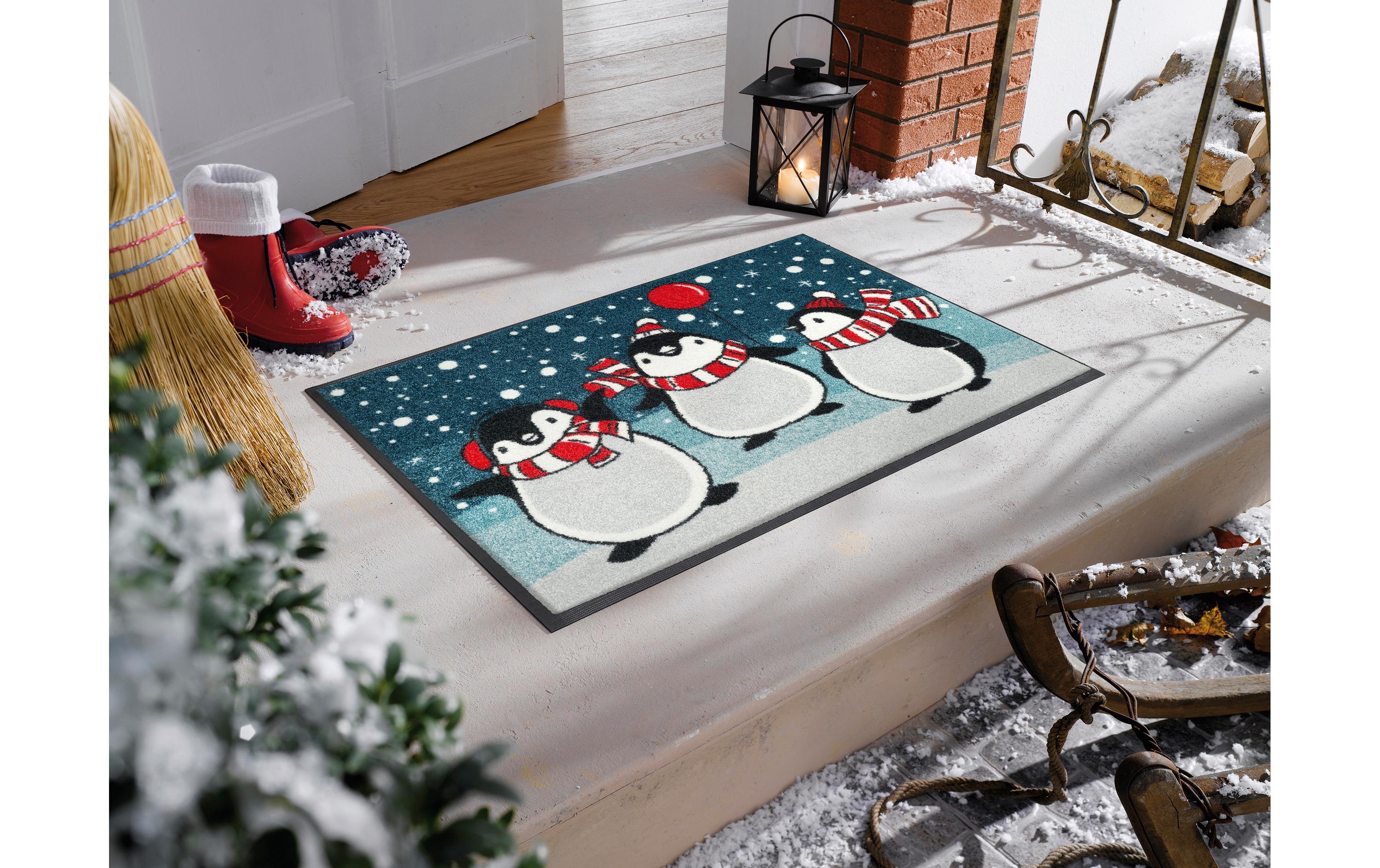 Fussmatte Pingus 50 cm x 75 cmPflegeleichte und rutschfeste Schmutzfangmatte