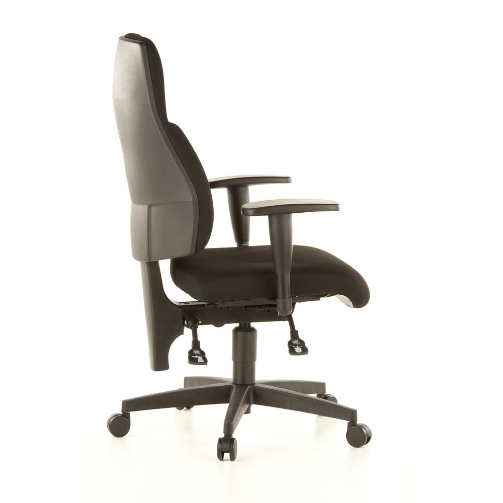Profi Bürostuhl LADY SITNESS C AL.K2 Stoff mit Armlehnen (höhenverstellbar) Topstar