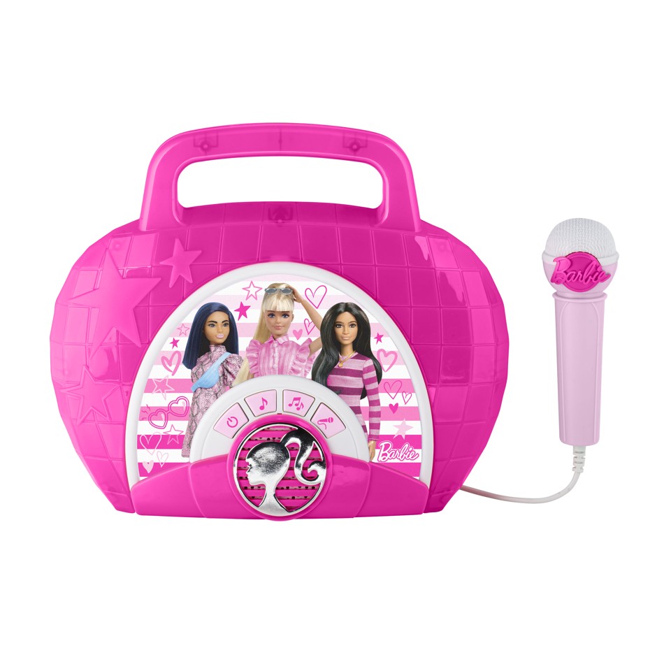 Barbie - Syng-med boombox med mikrofon