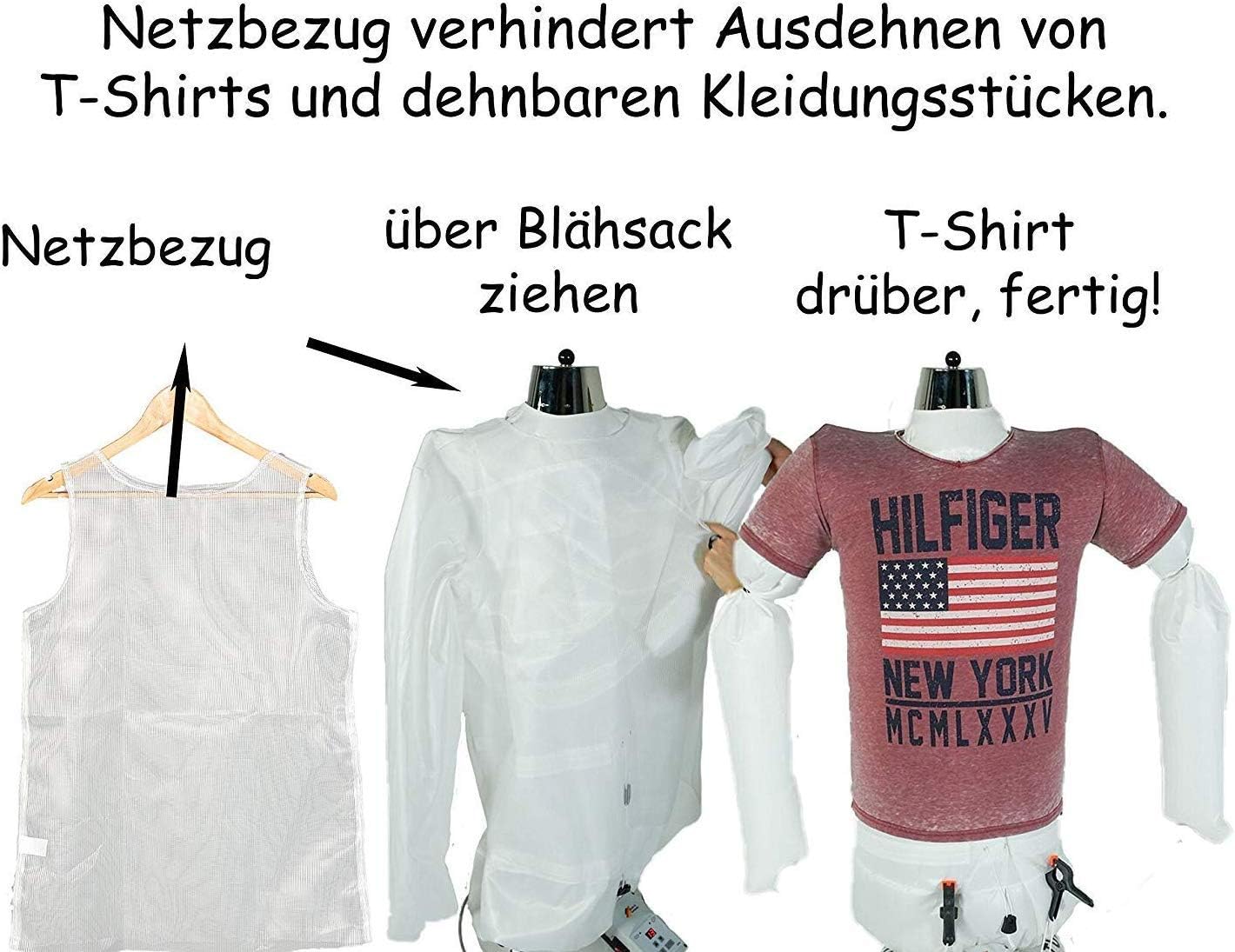 Original Tubie Hemdenbügler Bügelpuppe Blusenbügler Bügelmaschine Hosenbügler
