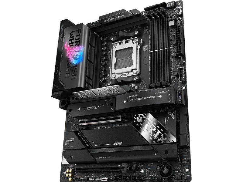 ASUS ROG Mainboard Strix X870E-E Gaming WIFI Gaming ATX-Mainboard mit X870E-Chipsatz und WLAN