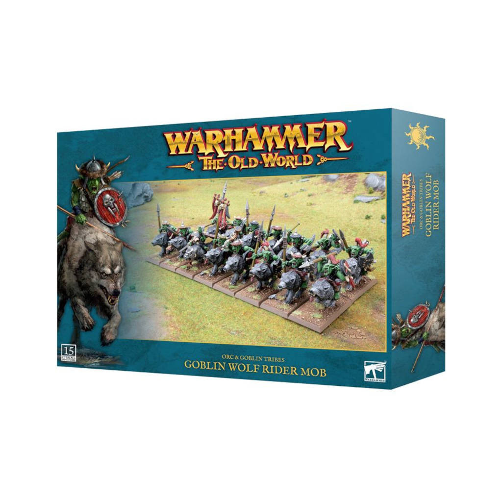 Warhammer : The Old World - Orc & Goblin Tribes - Goblin Wolf Rider Mob